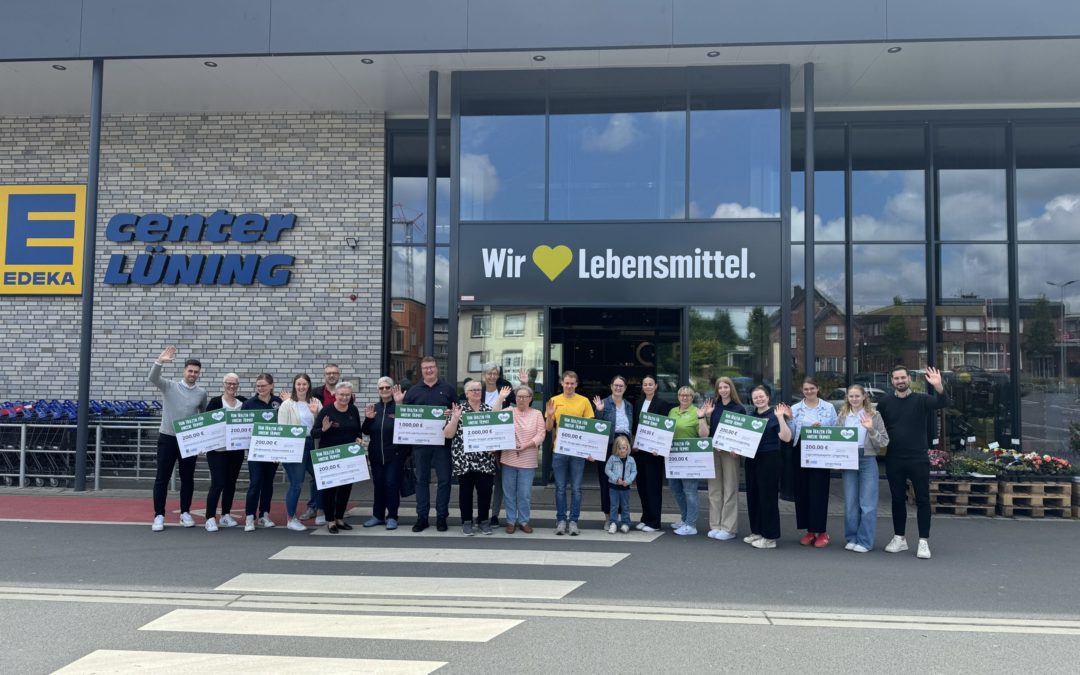 5200€ für Langenberger Vereine dank EDEKA center Langenberg